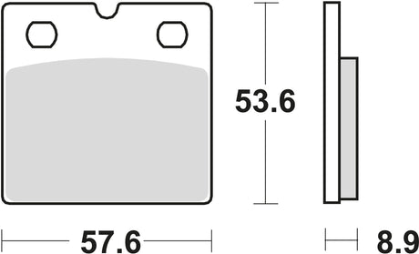 Plaquettes de frein TRW MCB 617 plaquette de frein MCB 617 norme organique