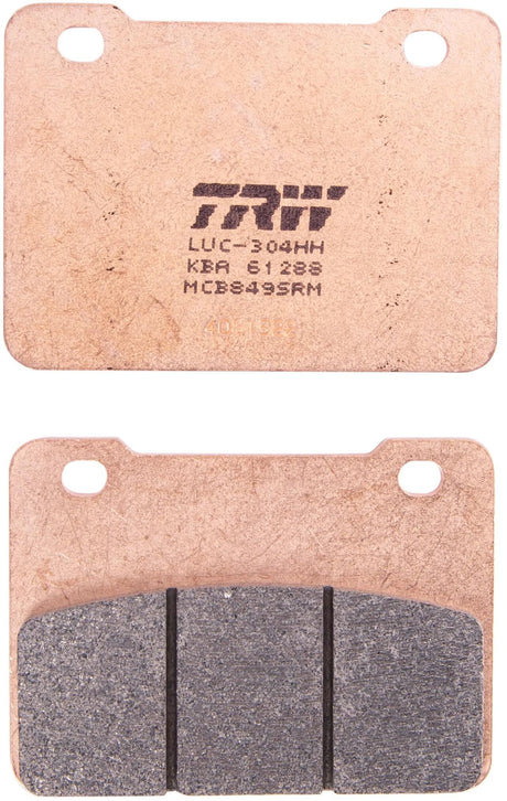 TRW plaquettes de frein mcb 849 plaquette de frein mcb 849 srm métal fritté