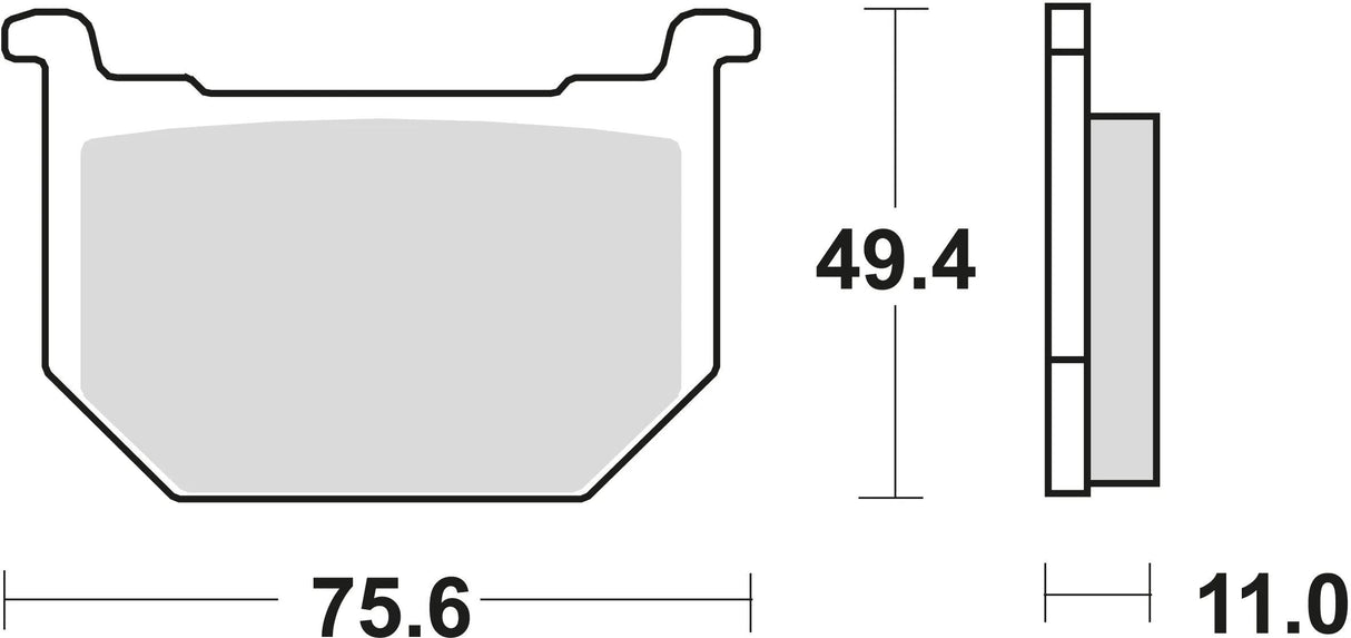 Plaquettes de frein TRW MCB 509 plaquette de frein MCB 509 norme organique