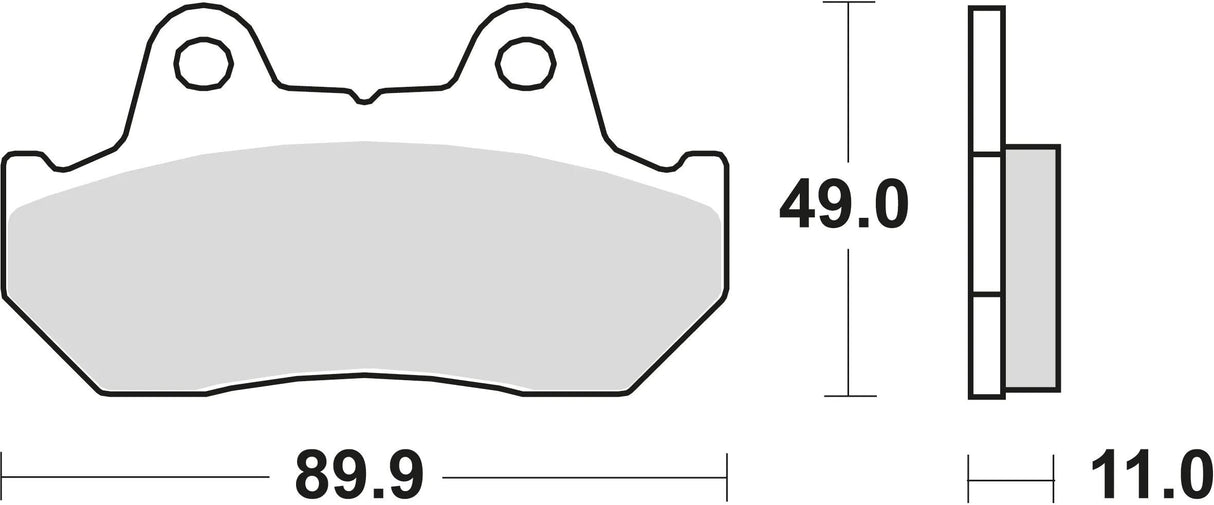 Plaquettes de frein TRW MCB 512 plaquette de frein MCB 512 norme organique