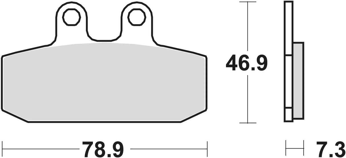 Plaquettes de frein TRW MCB 557 plaquette de frein MCB 557 norme organique