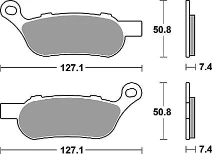 Trw -lucas plaquette de frein mcb 814 plaquette de frein mcb 814 pc perf organique. confort