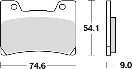 Plaquettes de frein TRW MCB 622 plaquette de frein MCB 622 norme organique