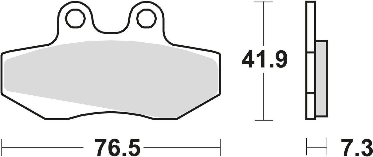 Plaquettes de frein TRW MCB 629 plaquette de frein MCB 629 norme organique