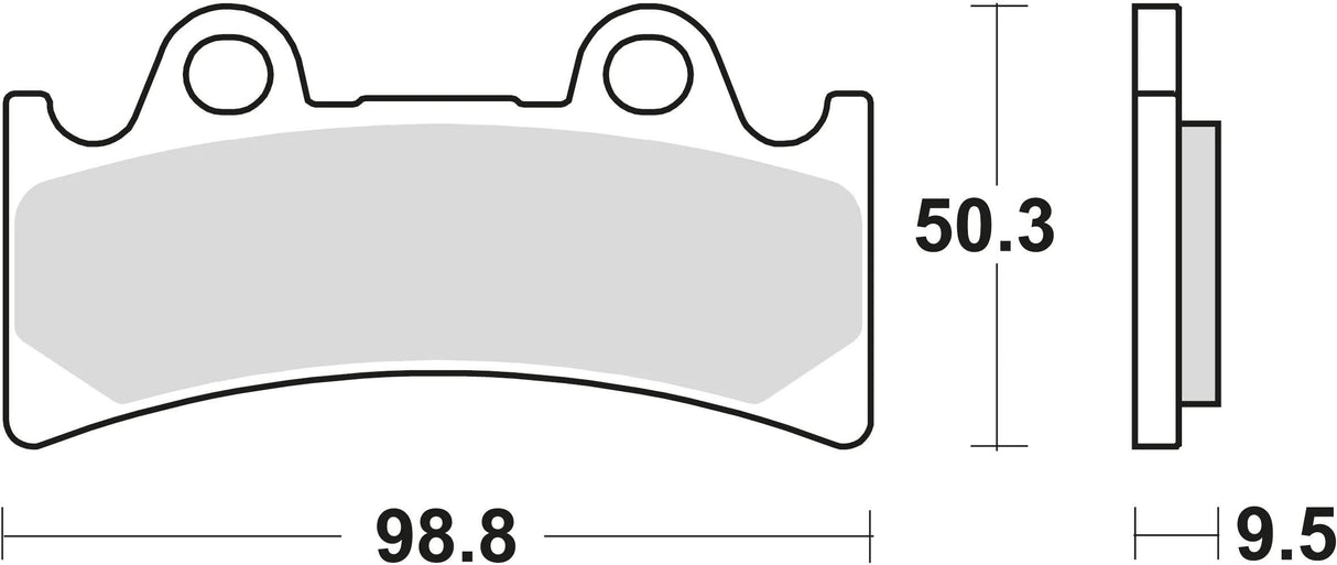 Plaquettes de frein TRW mcb 656 plaquette de frein mcb 656 sv métal fritté