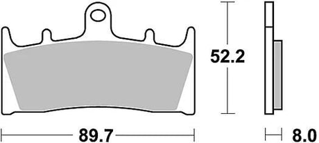 Plaquettes de frein TRW MCB 659 plaquette de frein MCB 659 norme organique