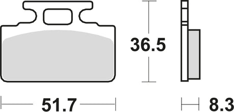 Plaquettes de frein TRW MCB 589 plaquette de frein MCB 589 norme organique