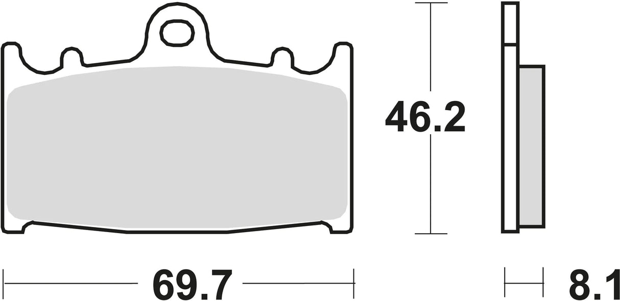 Plaquettes de frein TRW MCB 602 plaquette de frein MCB 602 CRQ Hyper Carbon Racing