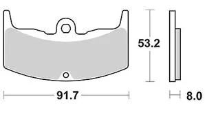 Plaquettes de frein TRW MCB 526 plaquette de frein MCB 526 norme organique