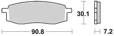 Plaquettes de frein TRW MCB 549 plaquette de frein MCB 549 norme organique