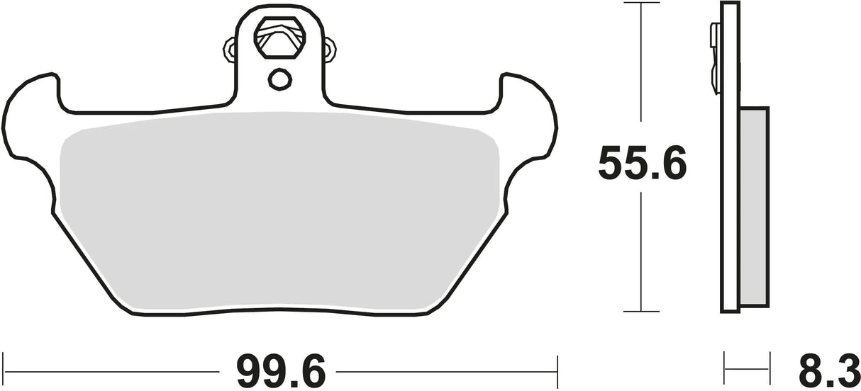 Plaquettes de frein TRW mcb 621 plaquette de frein mcb 621 sv métal fritté