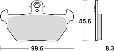 Plaquettes de frein TRW mcb 621 plaquette de frein mcb 621 sv métal fritté