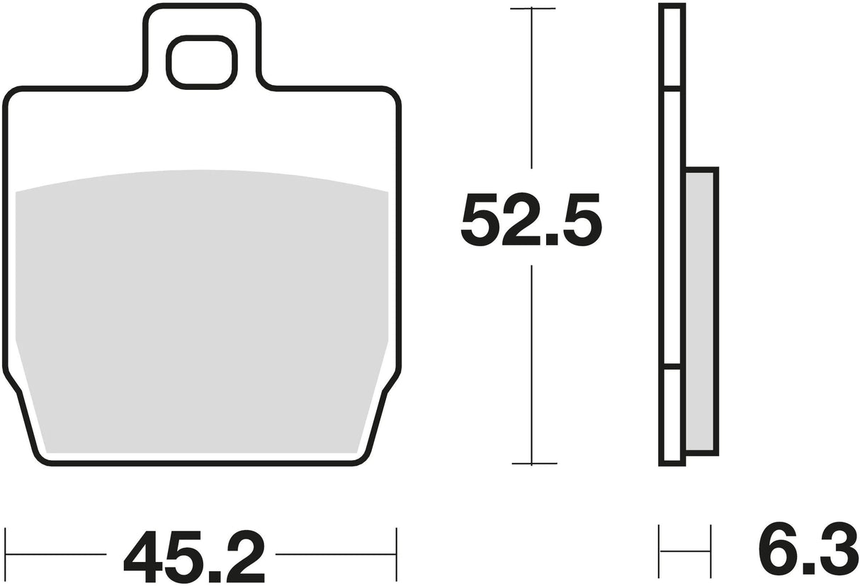 Plaquettes de frein TRW MCB 701 plaquette de frein MCB 701 norme organique