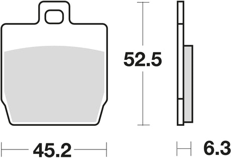 Plaquettes de frein TRW MCB 701 plaquette de frein MCB 701 norme organique