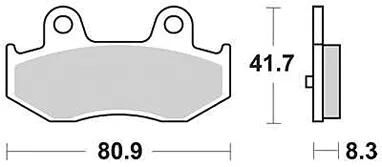 Plaquettes de frein TRW MCB 746 plaquette de frein MCB 746 norme organique