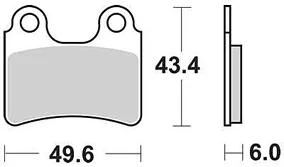 Plaquettes de frein TRW MCB 766 plaquette de frein MCB 766 norme organique