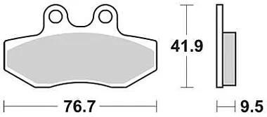Plaquettes de frein TRW MCB 774 plaquette de frein MCB 774 norme organique
