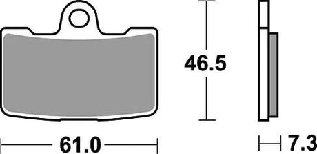 TRW -lucas plaquette de frein mcb 810 plaquette de frein mcb 810 sv métal fritté