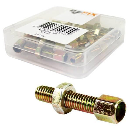 Boulon de câble en laiton M6 par 12