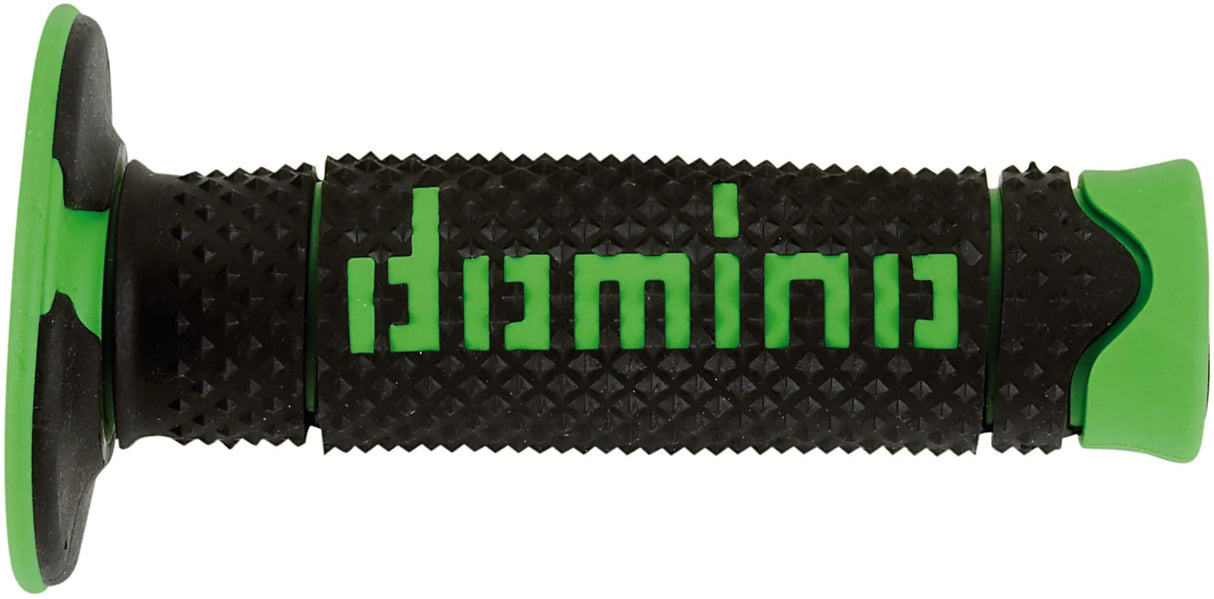 Domino poignée en caoutchouc a260 poignée en caoutchouc a260 noir vert 120mm fermé