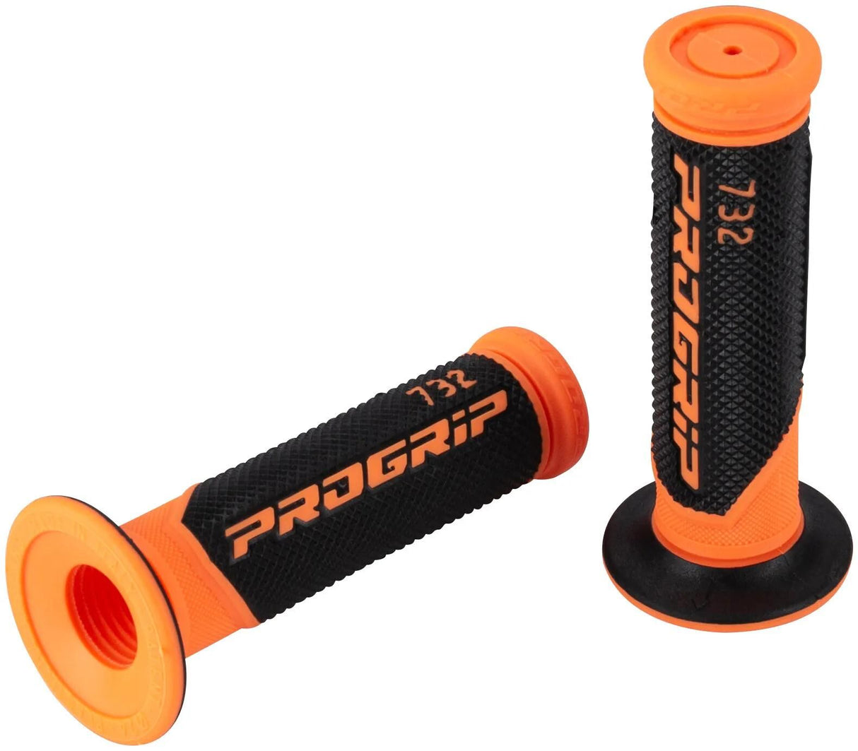 Poignée Progrip 732 mod. 18 grip caoutchouc 732 ou sw 125mm fermé fluo