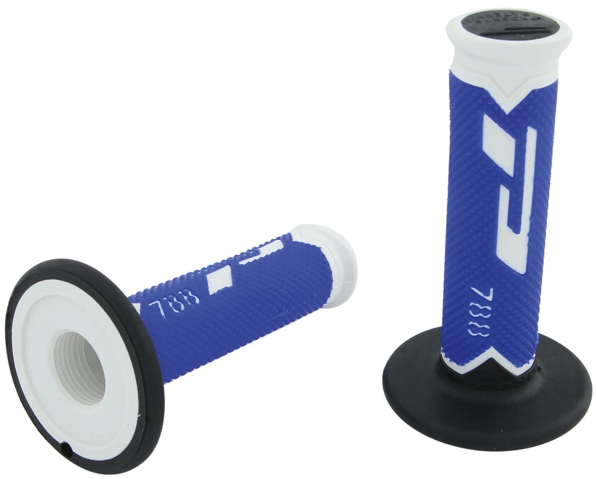 Poignée Progrip 788 mod. 18 grip en caoutchouc 788 ws bl sw 115mm fermé.