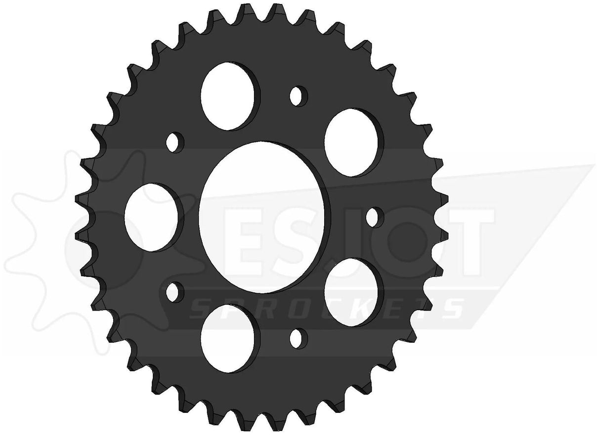 Esjot pignon arrière 0439 roue à chaîne 415 40z acier noir