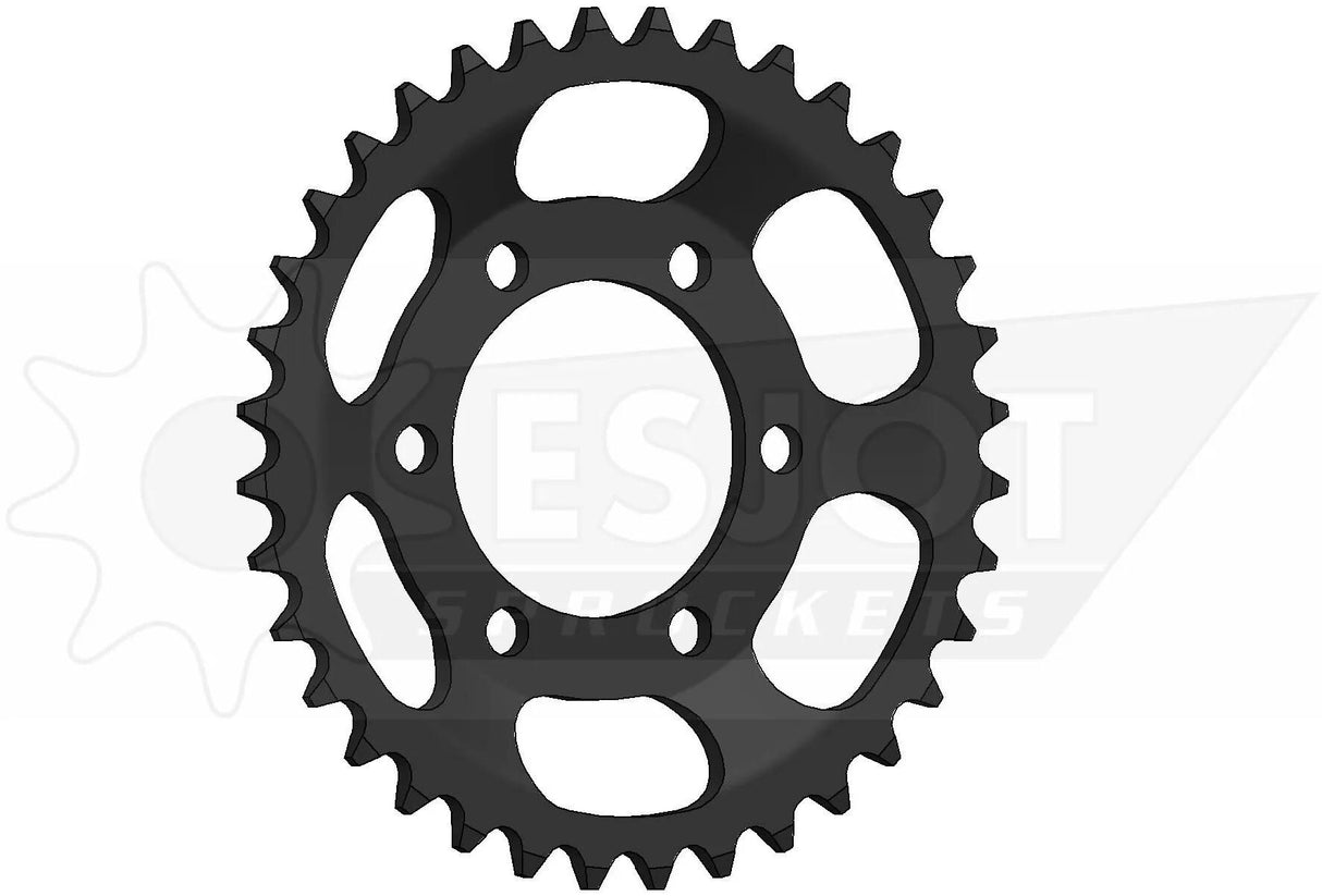 Esjot pignon arrière 0835 roue à chaîne 415 40z acier noir