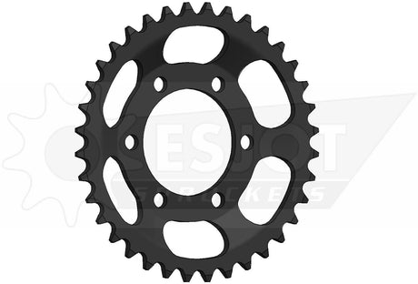 Esjot pignon arrière 0835 roue à chaîne 415 40z acier noir
