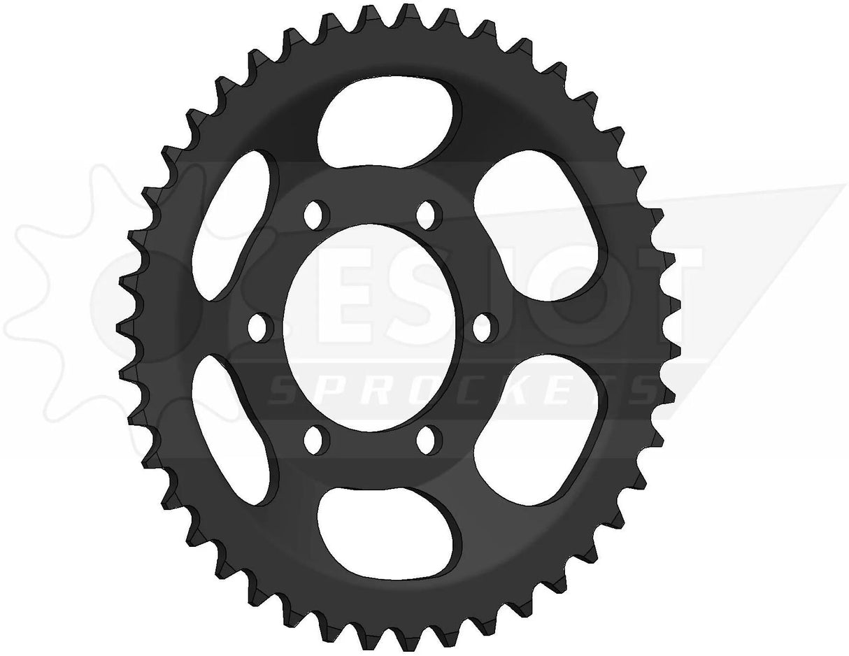 Esjot pignon arrière 0846 roue à chaîne 415 43z acier noir