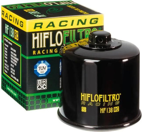 Filtre à huile Hiflofiltro filtre à huile de course hiflofi.racing hf-138rc