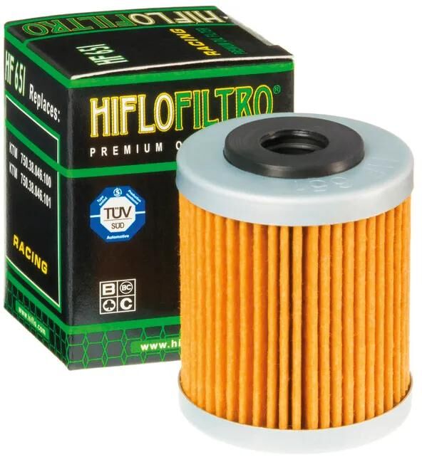 Filtre à huile Hiflofiltro filtre à huile hf 651