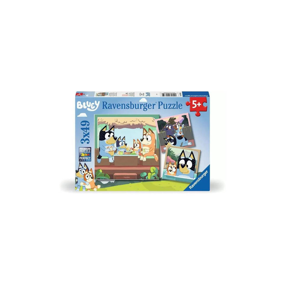 Puzzle Ravensburger les aventures de bluey 3x49 pièces