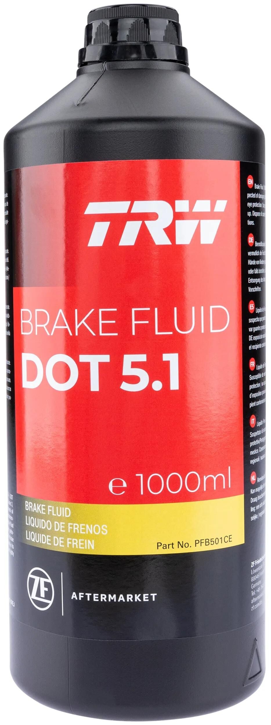 Liquide de frein TRW dot 5.1. dot5.1 1 litre