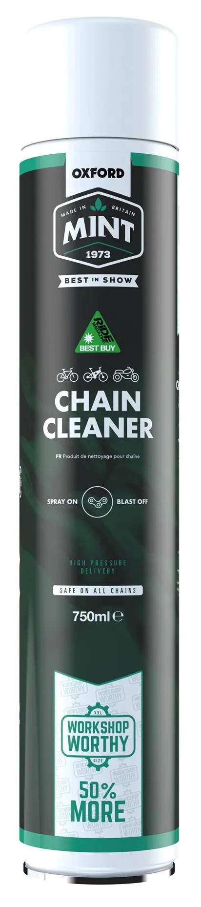Nettoyant pour chaîne Mint Nettoyant pour chaîne Oxford. nettoyant chaîne oxford 750 ml