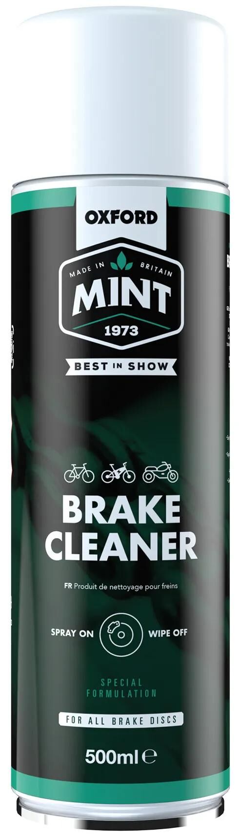 Nettoyant pour freins à la menthe Nettoyant pour freins Oxford Nettoyant pour freins Oxford 500 ml