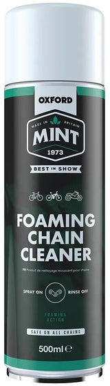 Nettoyant pour chaîne à la menthe Nettoyant pour chaîne moussant Oxford. nettoyant pour chaîne oxford 500 ml oc213