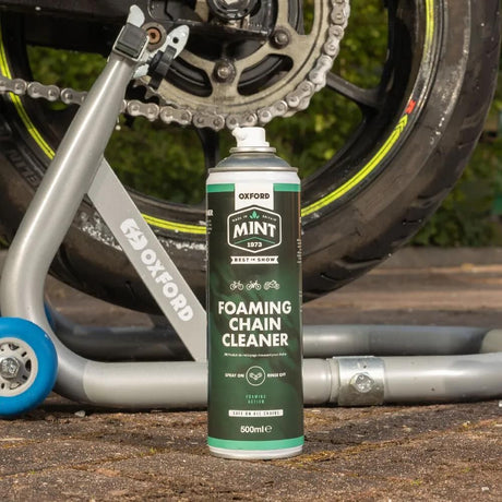 Nettoyant pour chaîne à la menthe Nettoyant pour chaîne moussant Oxford. nettoyant pour chaîne oxford 500 ml oc213