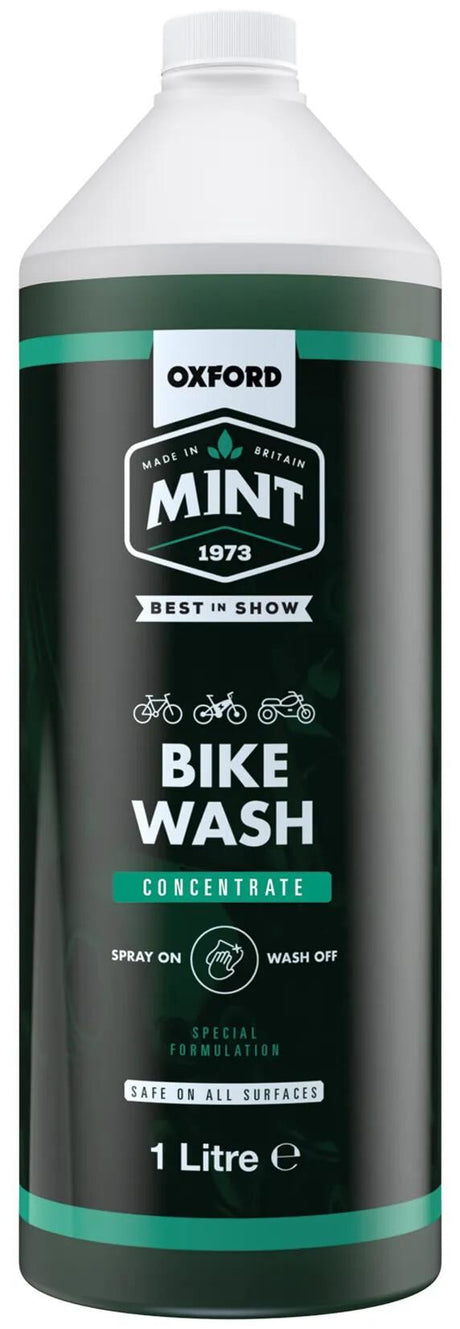 Concentré de nettoyant à la menthe concentré de lavage de vélo Oxford. nettoyant concentré moto 1l oc102