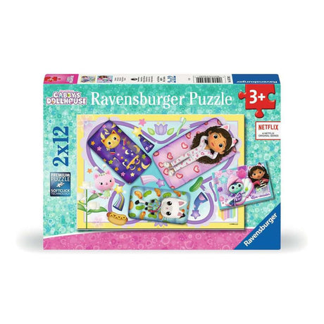 Ravensburger puzzle La maison de poupée de Gabby 2x12 pièces