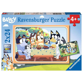 Ravensburger puzzle bleu 2x24 pièces