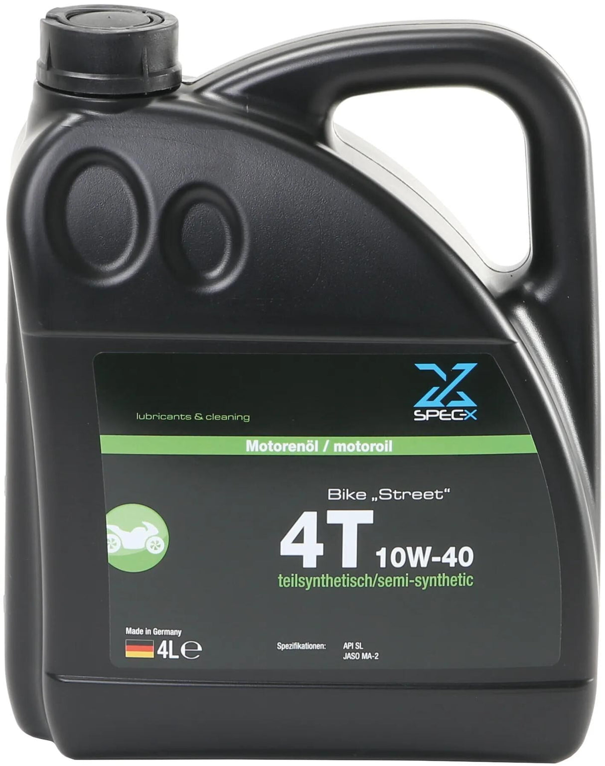 Huile moteur Spec-x vélo 4t huile moteur rue 4t 10w-40 stre 4l vélo