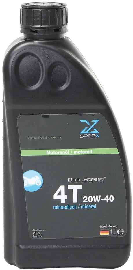 Huile moteur Spec-x vélo 4t huile moteur rue 4t 20w-40 stre 1l vélo