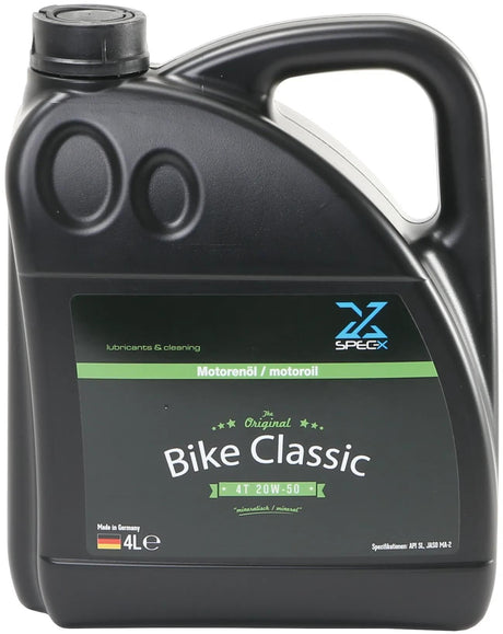 Huile moteur Spec-x vélo 4t huile moteur classique 4t 20w-50 clas 4l vélo