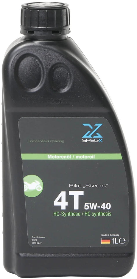 Huile moteur Spec-x vélo 4t huile moteur rue 4t 5w-40 stree 1l vélo