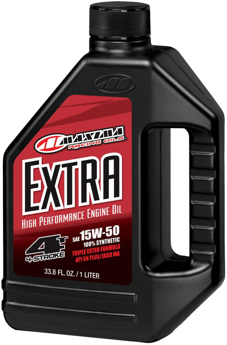 Huile moteur Maxima Racing Oils extra 100% synthétique 4t. huile moteur 4t 15w-50 maxima 1l extra