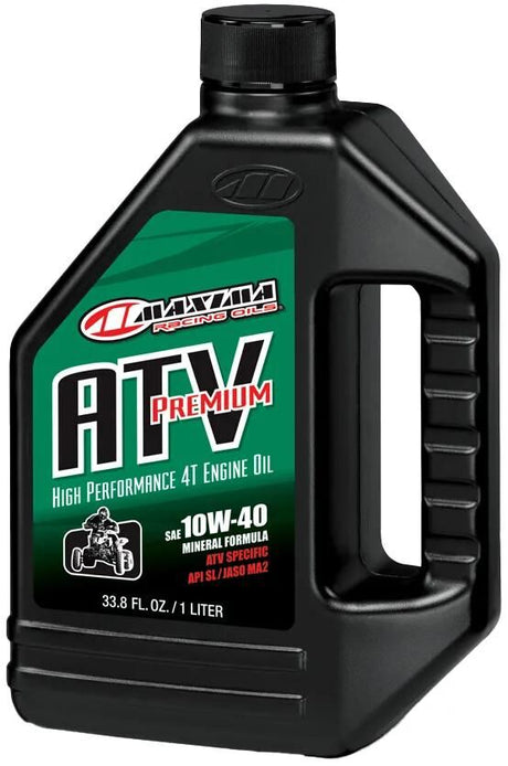 Maxima Racing Oils Huile moteur ATV Premium 4T. huile moteur maxima atv premium 4t 10w-40 1l