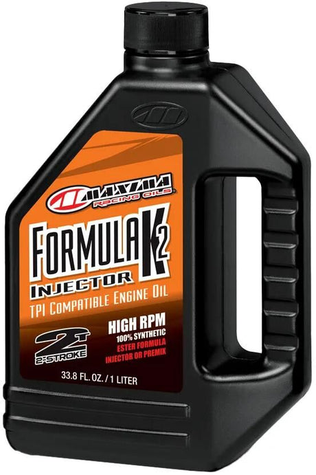 Maxima Racing Oils Huile moteur Formule K2 Injecteur 100% synthétique. huile moteur maxima formule k2 100% syn. 1l