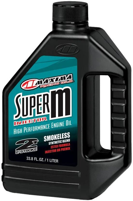 Maxima Racing Oils Huile moteur Super M Injecteur sans fumée. huile moteur maxima super m injecteur sans fumée 1l
