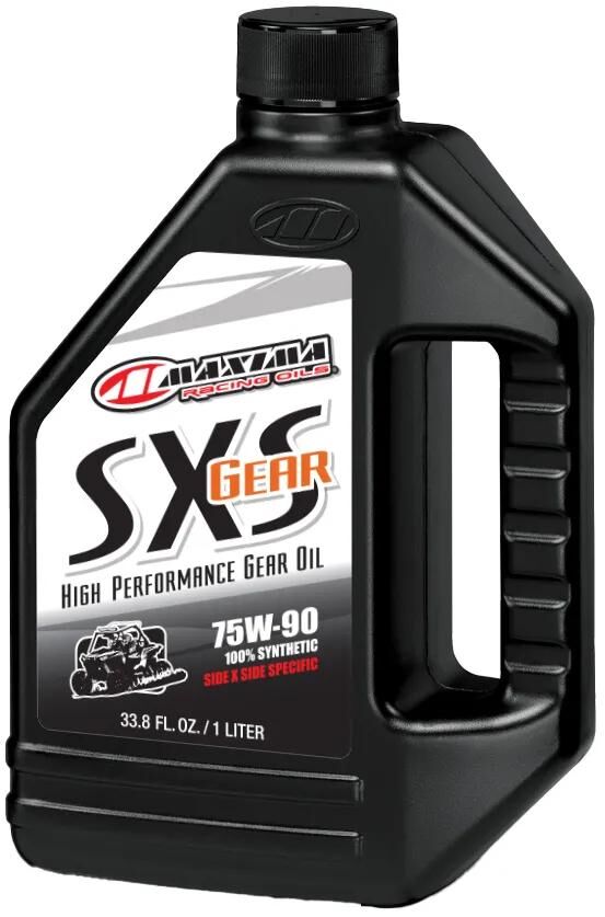 Huile de transmission Maxima Racing Oils, huile synthétique pour engrenages sxs 75w-140. trans. huile maxima sxs 75w-140 1l